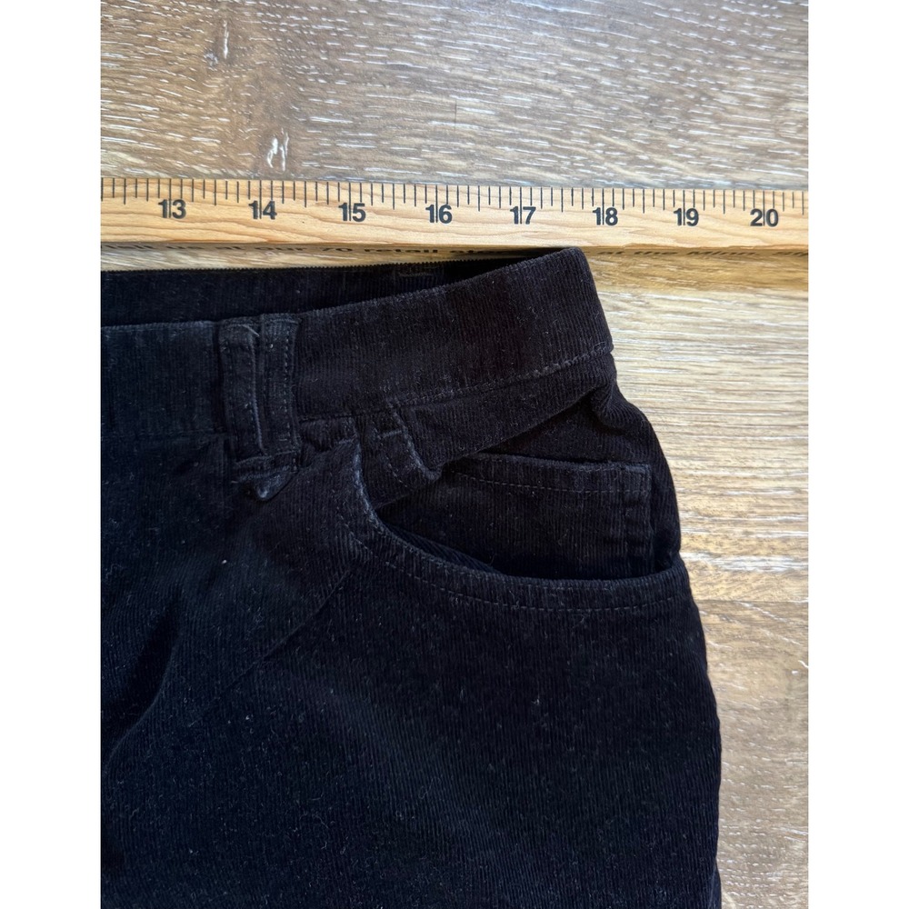 Tribal Womens Black Fine Wale Corduroy Straight Leg Stretch Pants Size 16 - Picture 3 of 9